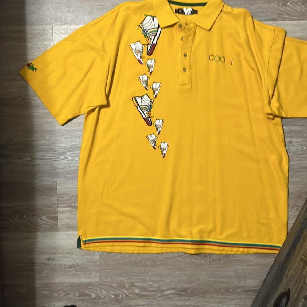 Coogi Polo Orange shoes images front/back laces blue green white red yellow 4XL